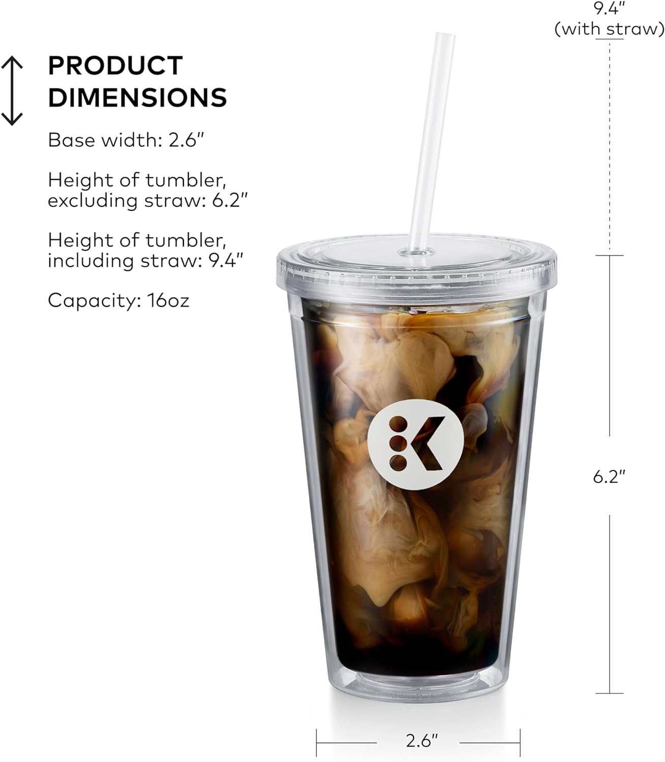 Keurig Iced Tumbler, 16oz Capacity