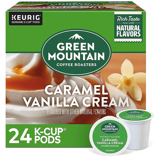 Green mountain caramel vanilla cream k cup