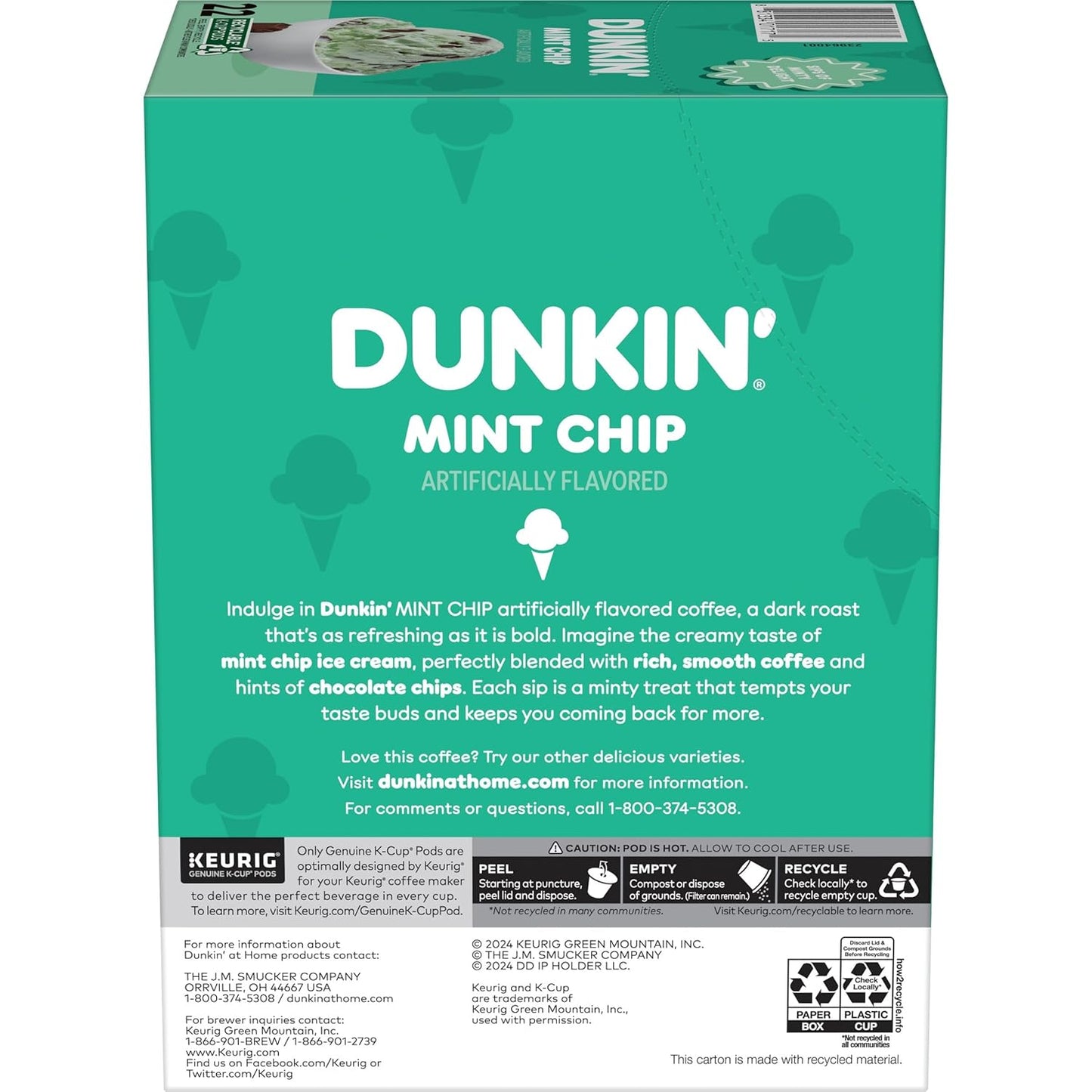 Dunkin Mint Chip K-Cups