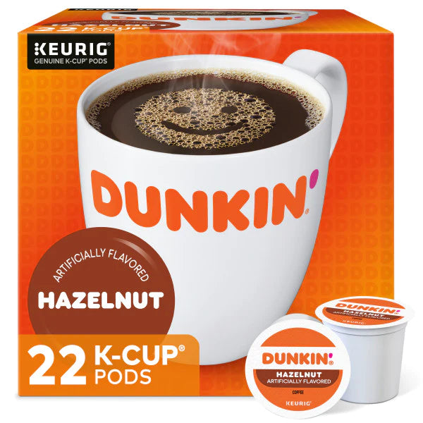 dunkin donuts hazelnut k cup