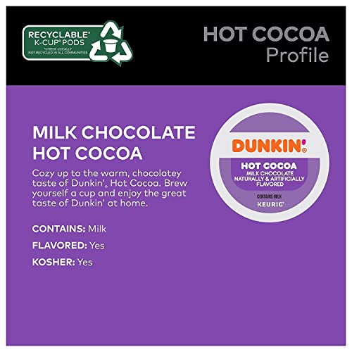 dunkin donuts cocoa k cups coffee